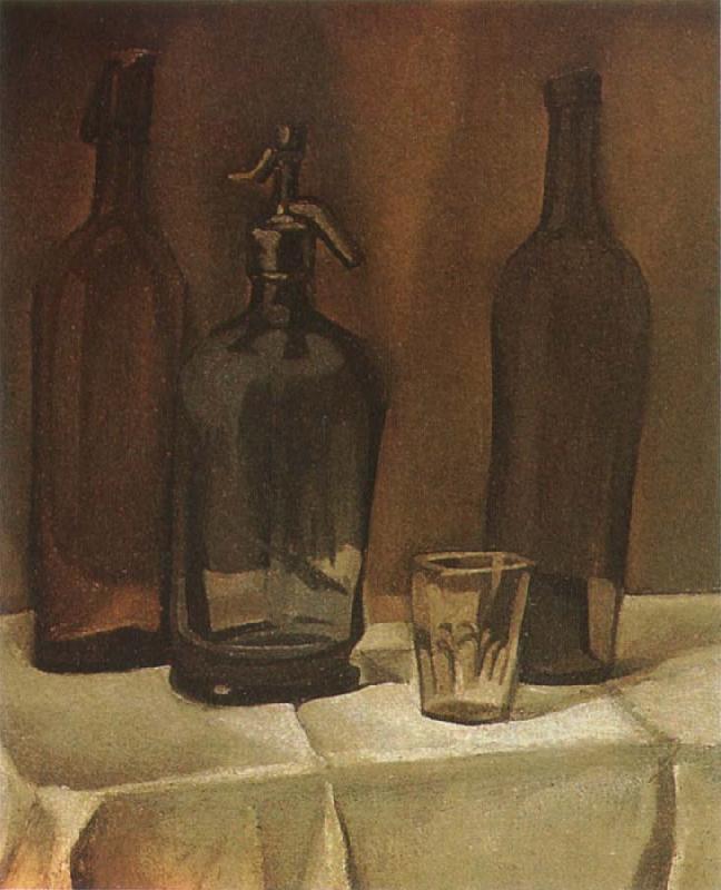 Juan Gris Siphon and winebottle oil painting image